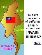 The disaster in Burma presents the world with its most serious humanitarian crisis since the 2004 Asian tsunami. By most estimates, close to 100,000 people are dead.